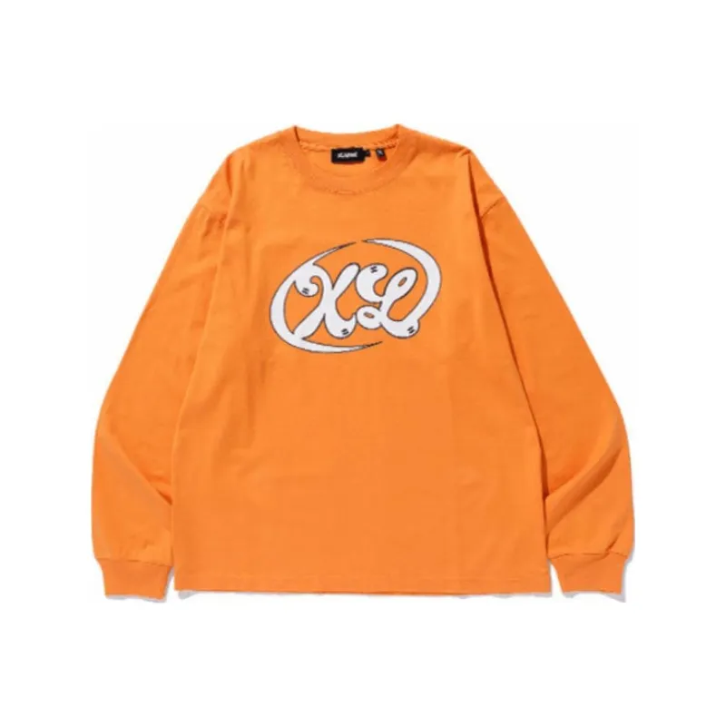 XLARGE Blu Boy Collaboration T Shirts Unisex Orange-0