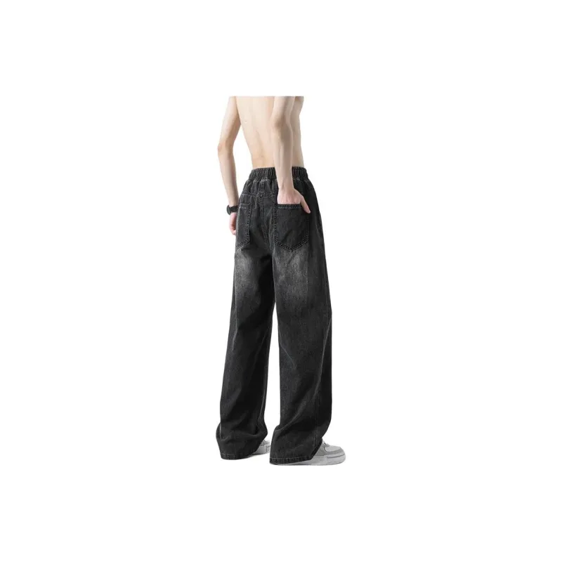 WARNING LIGHT Jeans Unisex Black-1