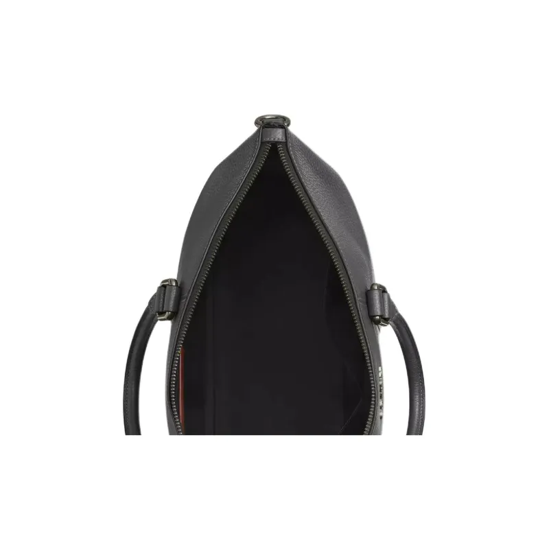 COACH Leather Tote Bag Shopping Bag Handbag Men's Graphite-4