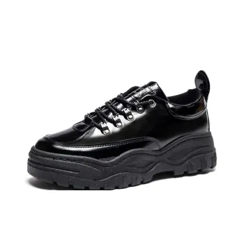 JANECO Slip Resistant Low Top Casual Shoes Men's Black