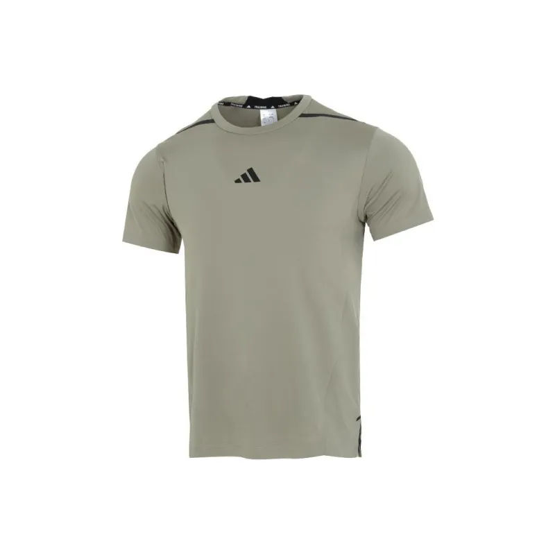 Adidas SS24 T-Shirt Men's Egg Stone Silver Gray-0