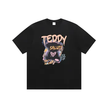 Teddy Bear Collection Contrast Graffiti Series T Shirt Unisex