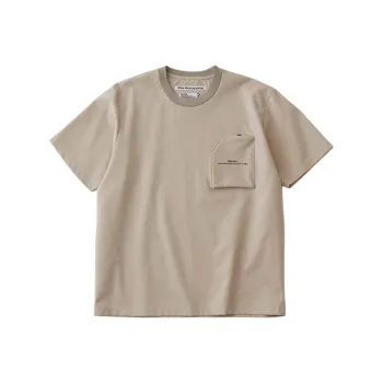 White Mountaineering Short Sleeved T Shirts Men's Khaki