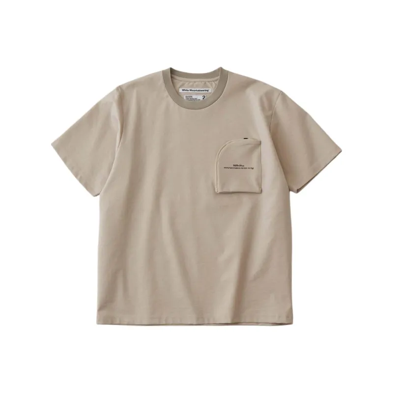 White Mountaineering Short Sleeved T Shirts Men's Khaki-0