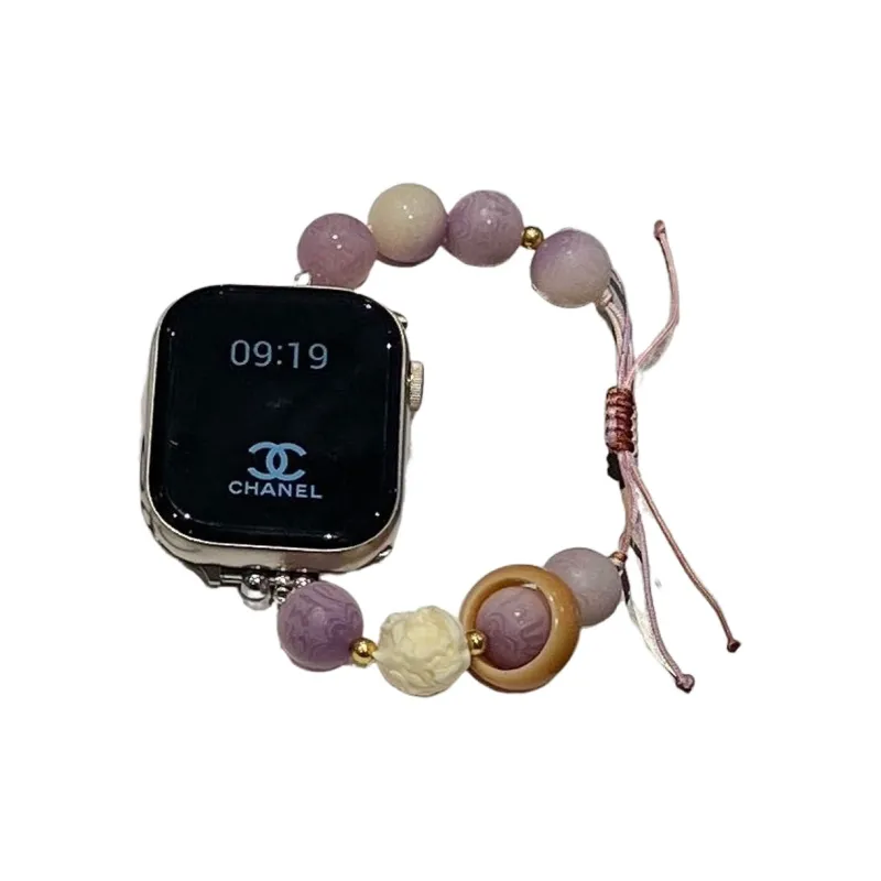NCFCK Watch Bands Apple Compatibility 13 16cm Bead Material-6