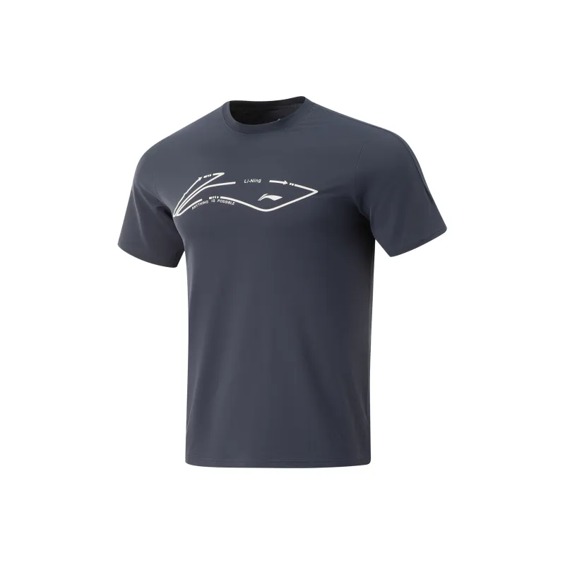 LiNing Cool Tea T Shirt Men's Night Blue-0