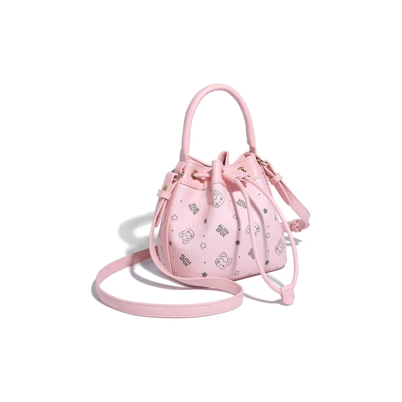 ALI THE FOX Synthetic Leather Shoulder Bag Regular Women's Pink/Custard-1