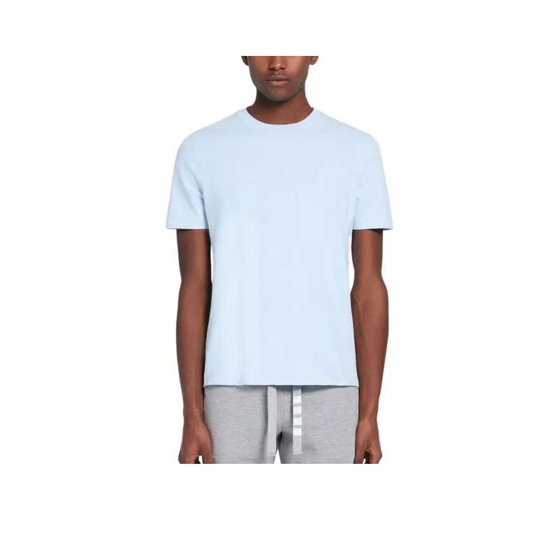 THOM BROWNE· T-Shirt Men's Light Blue-0