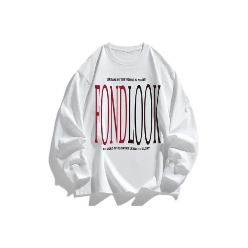 FONDLOOK Long Sleeved T Shirts Unisex