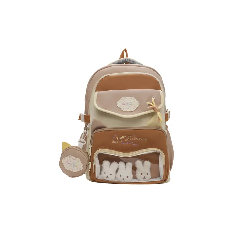 Tong Tong Rabbit Nylon Backpack Unisex Multicolor-10