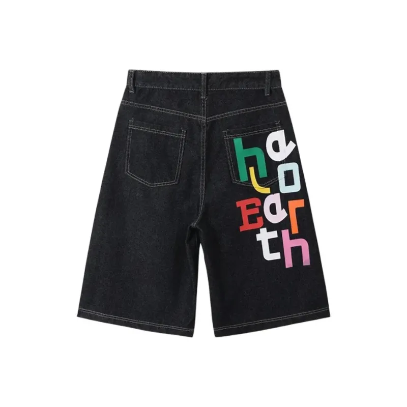 KOKO BASE Denim Shorts Unisex Blue-1