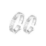 Crushed Ice Couple Rings