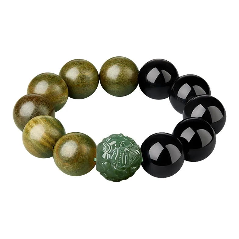 SGE Green Sandalwood Bracelets Men's-8