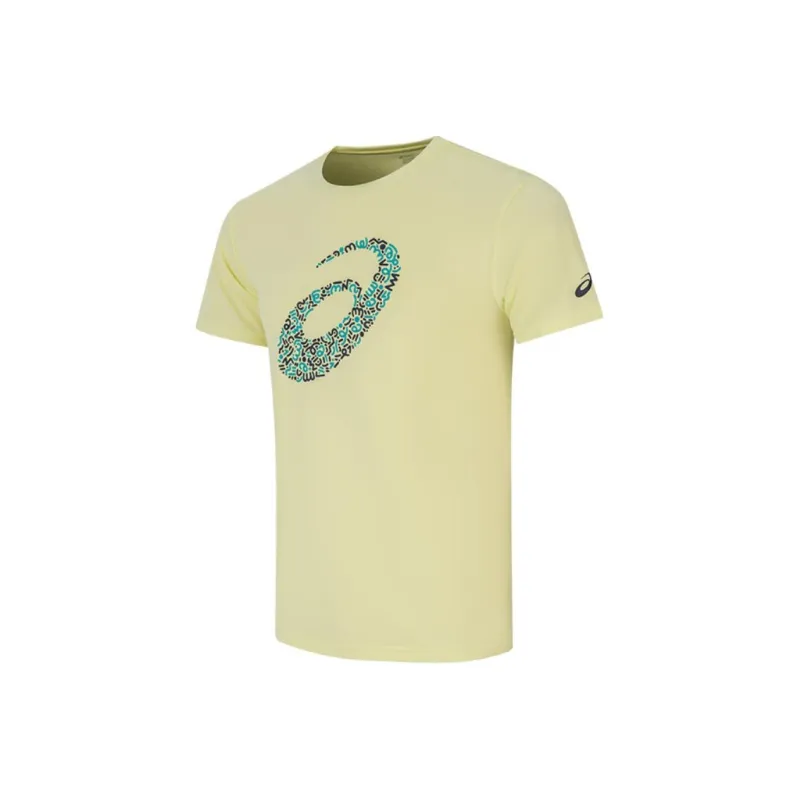 Asics T Shirts Men Yellow-0