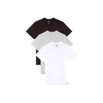 DIESEL T Shirts Men 3 Pack Black+White+Gray