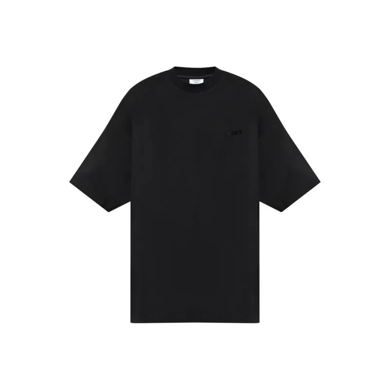 Vetements Embroidered Logo Oversized T Shirt-0