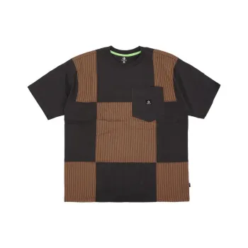 Converse POCKET TEE T Shirt Men's Black Brown