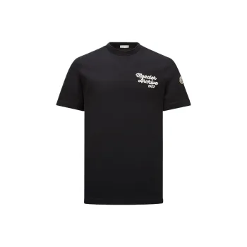Moncler Logo embroidered T shirt