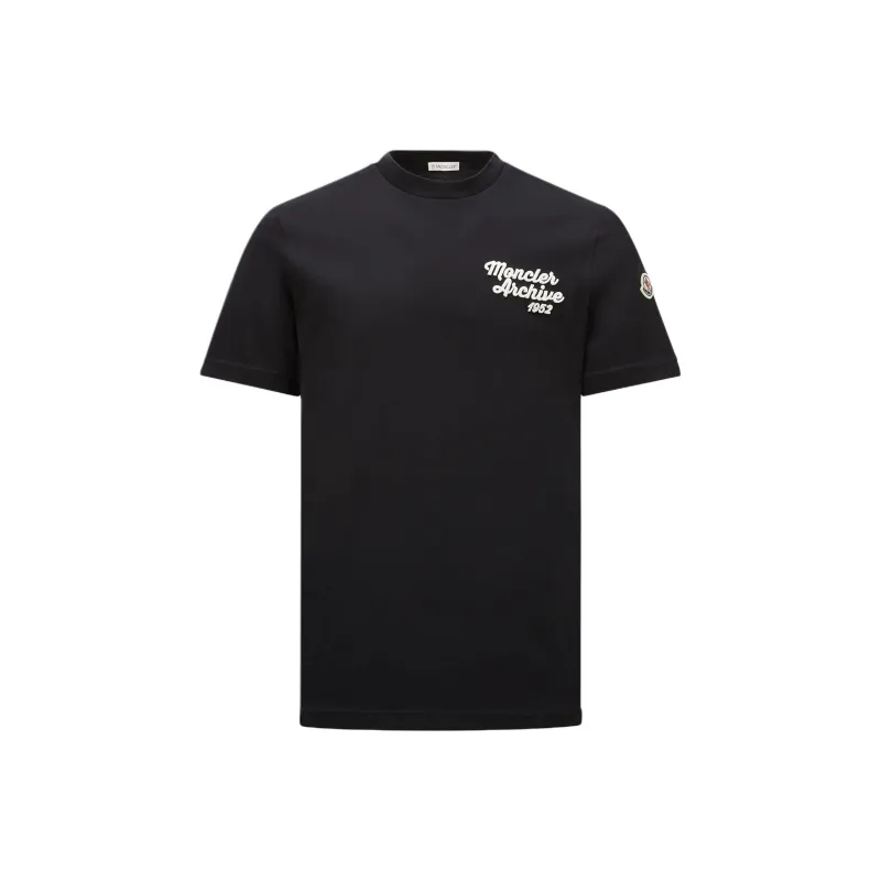 Moncler Logo embroidered T shirt-0