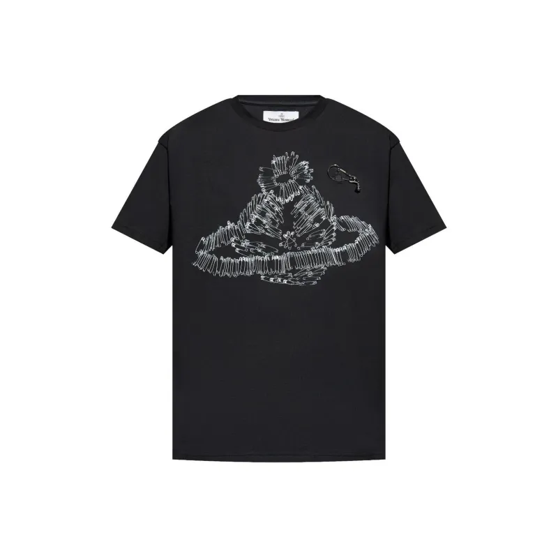 Vivienne Westwood Graphic Printed Crewneck T Shirt-0