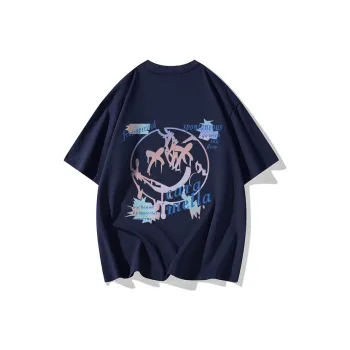 Caramella T Shirt Unisex Navy Blue
