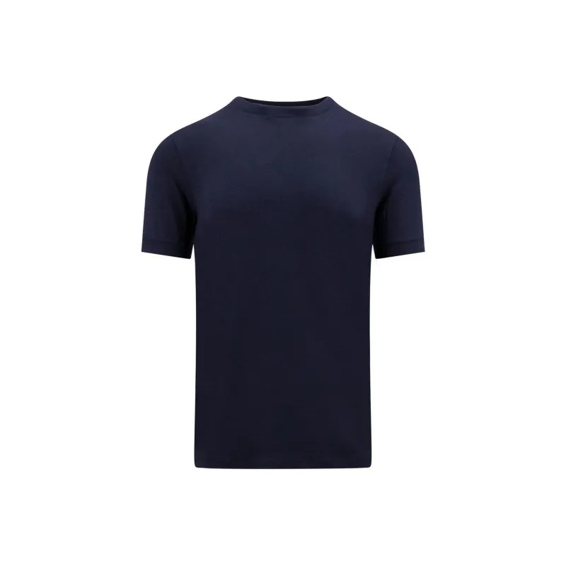 GIORGIO ARMANI V neck T shirt Icon In Stretch Viscose Jersey-0