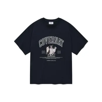 COVERNAT SS24 T Shirt Unisex Marine Blue