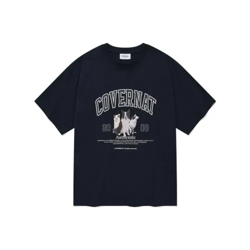 COVERNAT SS24 T Shirt Unisex Marine Blue