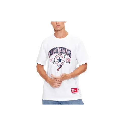 Converse All StarChucks Retro Collegiate Graphic T Shirt Men's White