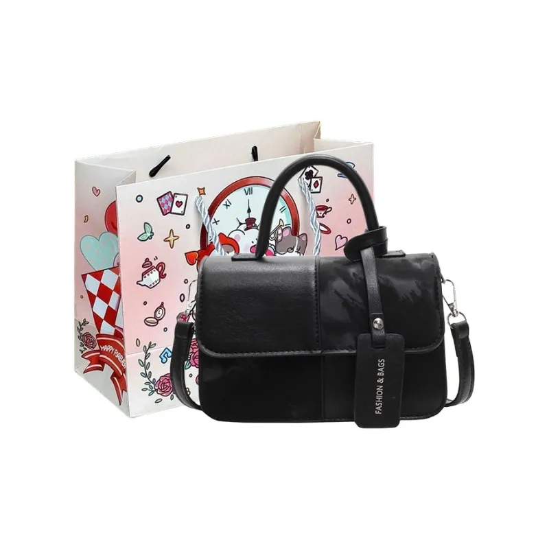 MOM'S HELPER PU Handbag Women's Ecru/Silver/Black-6