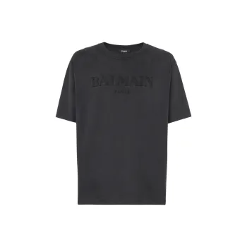 BALMAIN Vintage Logo Embroidered T Shirt