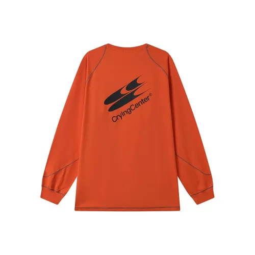 Crying Center Long Sleeved T Shirt Unisex