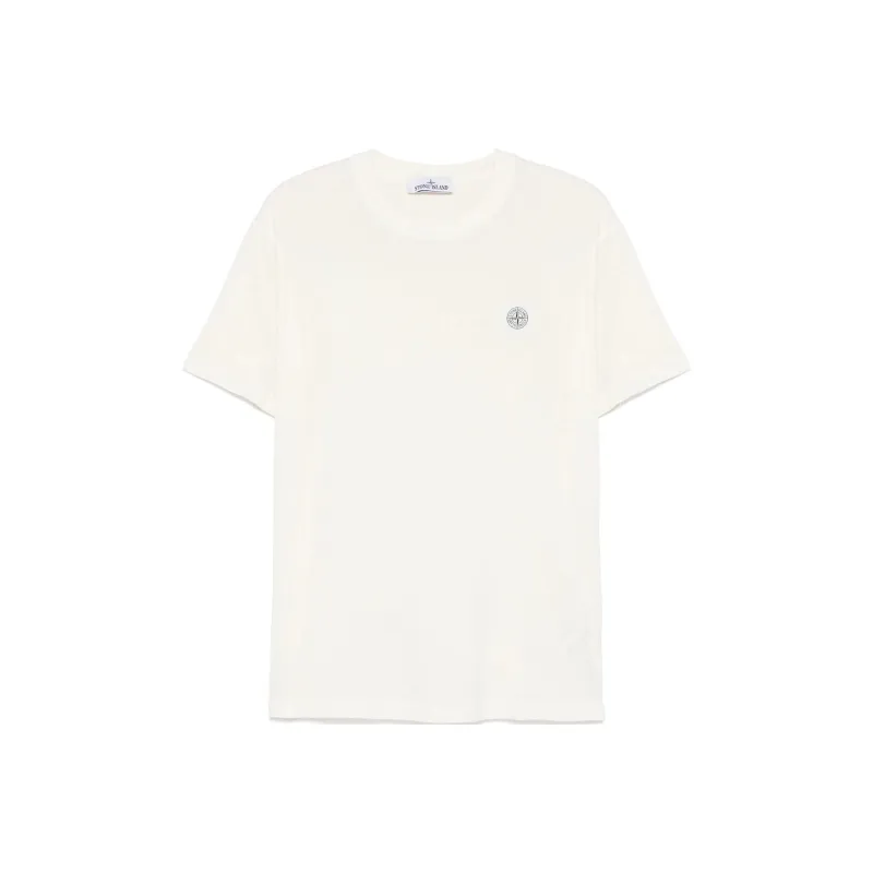 STONE ISLAND Compass Motif Crewneck T Shirt-0