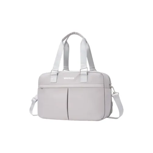 Warrior Nylon Fabric Gym Bag Unisex Dune Gray