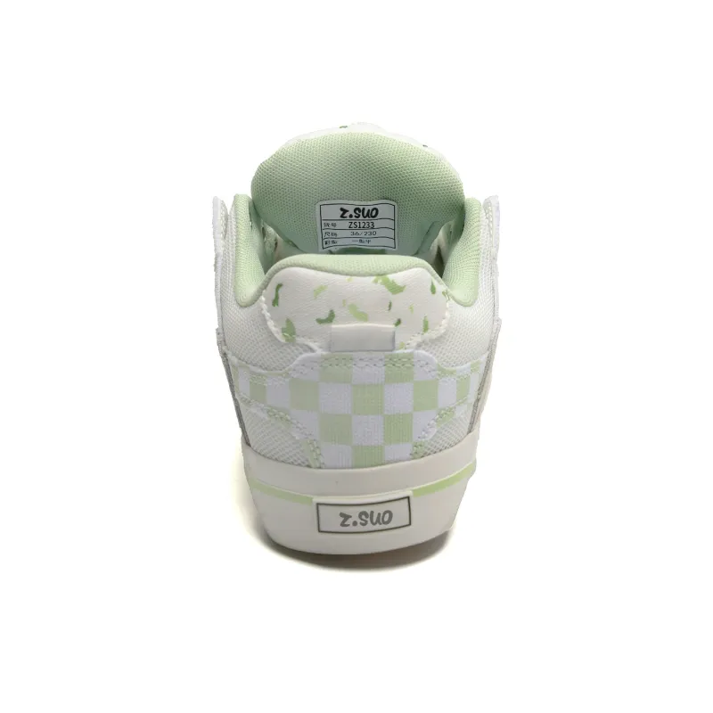 Z.SUO Coverage Wear Resistant Balance Lightweight Low Top Skateboard Shoes Unisex-7