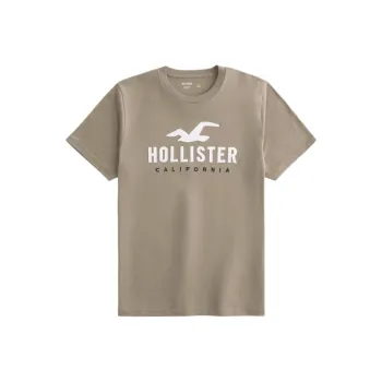Hollister T-Shirt Men's Light Brown