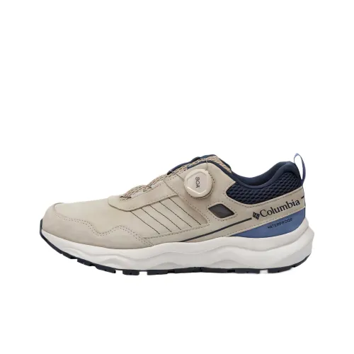 Columbia Plato Venture Low Top Trekking Court shoes Men's Brown D Width