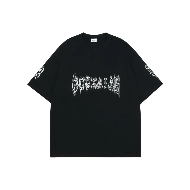 Guuka Short Sleeved T Shirts Unisex Black-0
