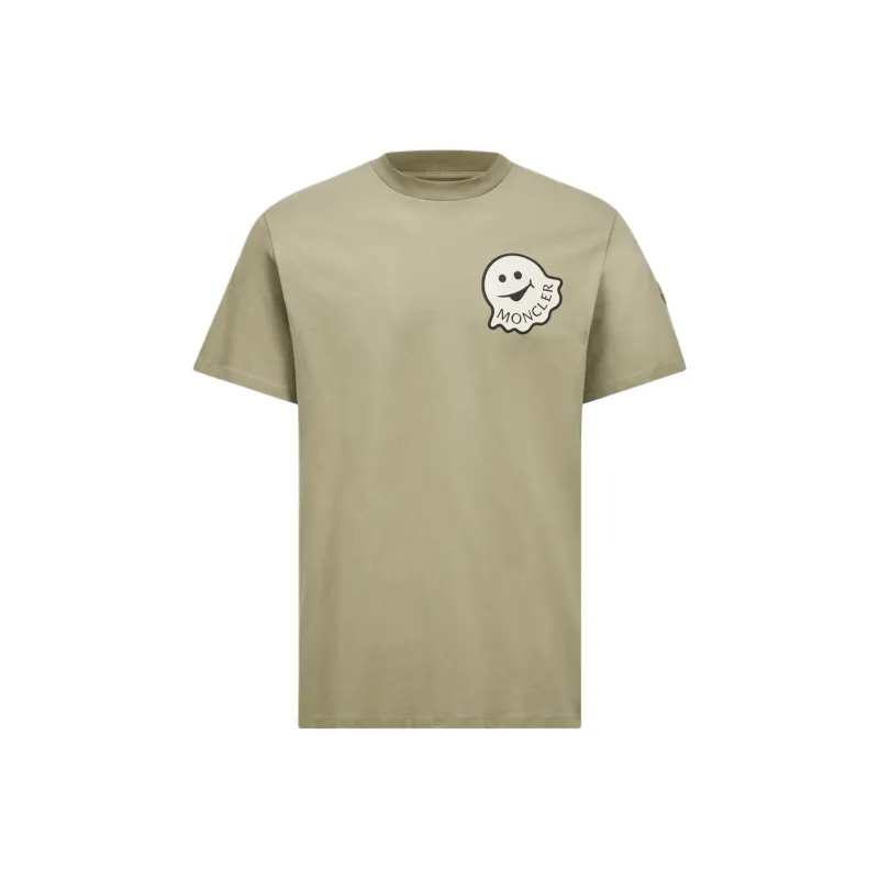 Moncler Logo Patch Crewneck T Shirt-0
