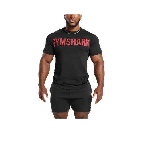 GYMSHARK Regular T Shirt Womens Dark Red
