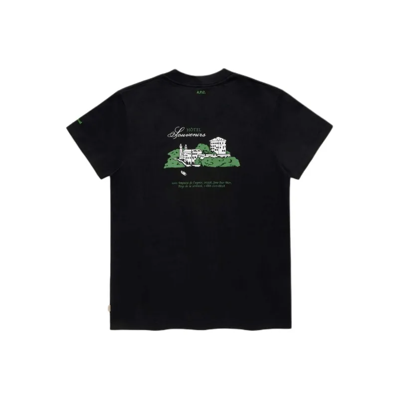 A.p.c X JJJJound A.P.C. Joint Paragraph T-Shirts Unisex Black-0