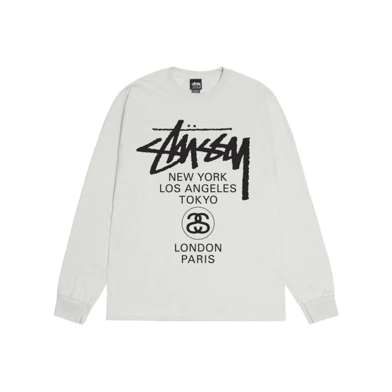 Stussy Long Sleeve World Tour Tee-4