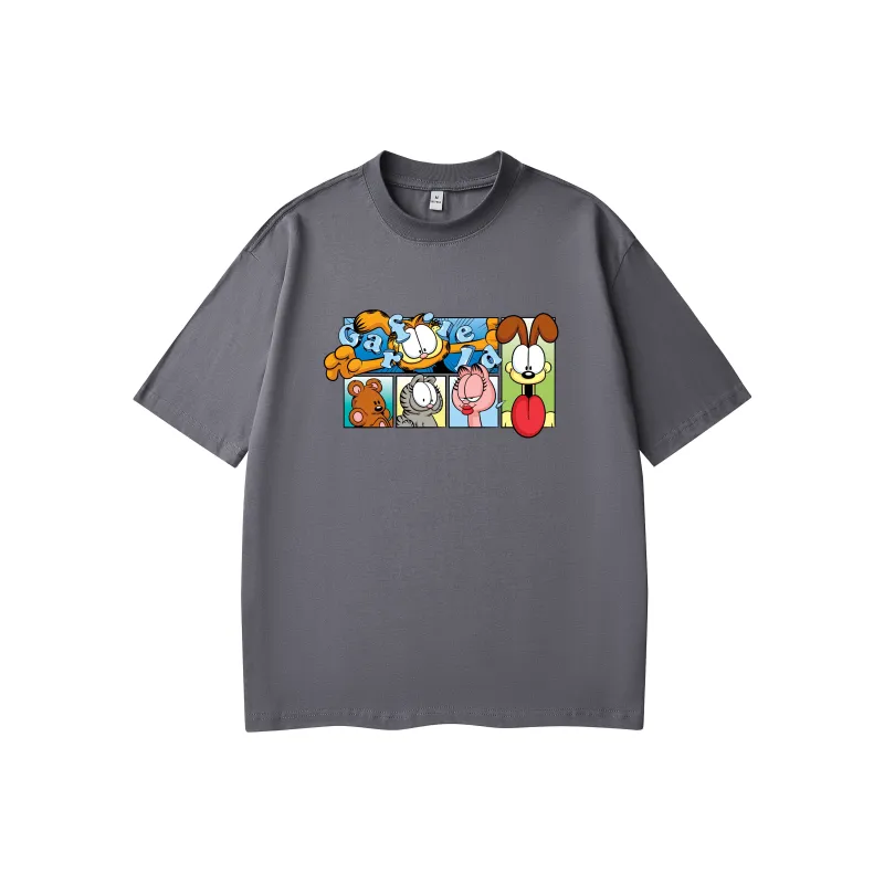 FOREVER 21 Garfield Joint Name T Shirts Unisex-3