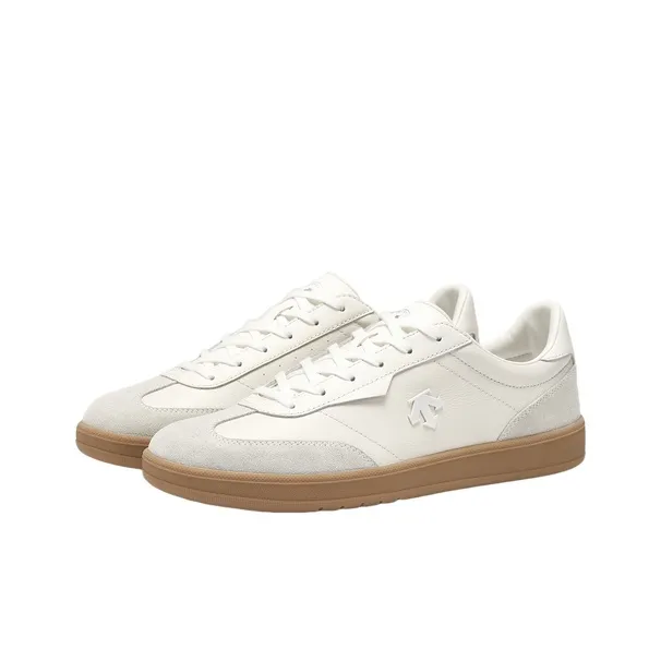 DESCENTE Abrasion Resistant Low Top Casual Shoes Women's White-1
