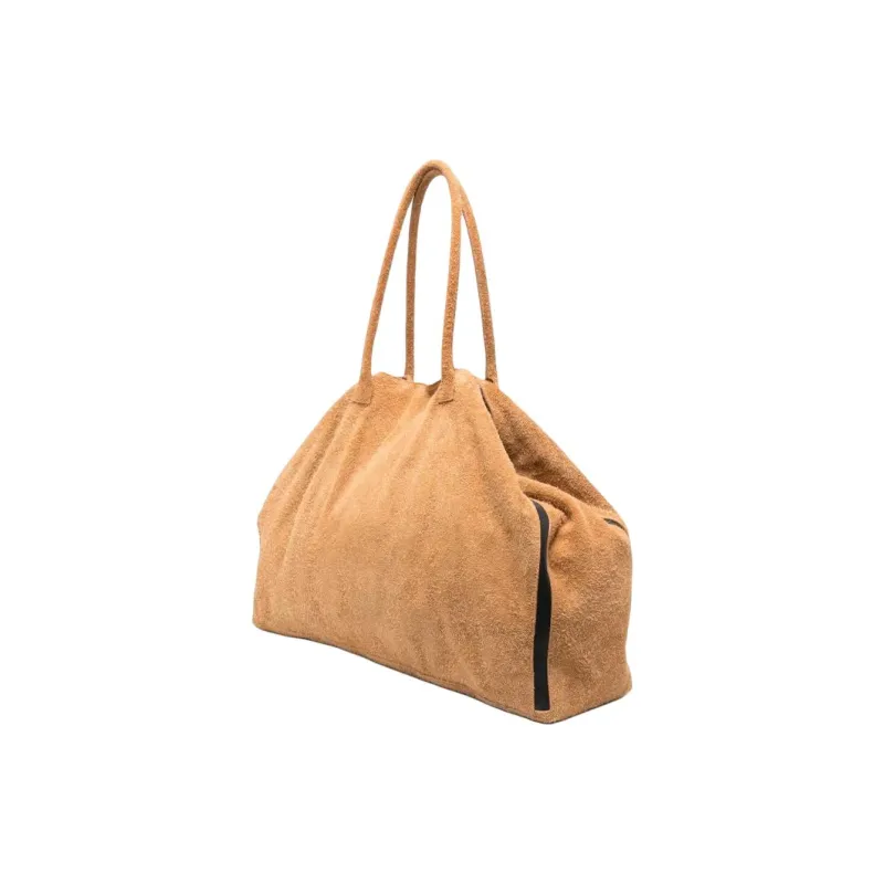 MEDEA Leather Tote Bag Shopping Bag Shoulder Bags Women's Caramel Umber-1
