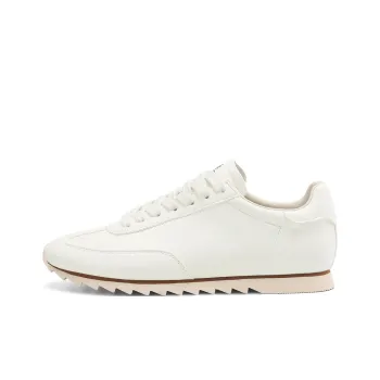 BOERDIQI German Army Trainers Low Top Casual Shoes Women's White