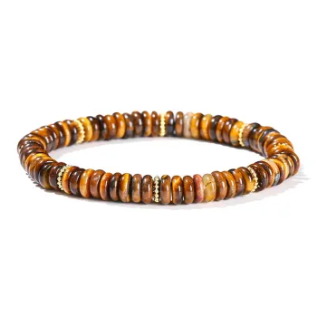 Welcome To The Treasure Tiger's Eye Stone Bracelets Unisex