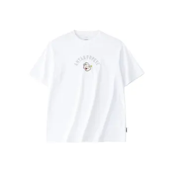 Anta x POPEYE Regular T Shirt Men's Pure White