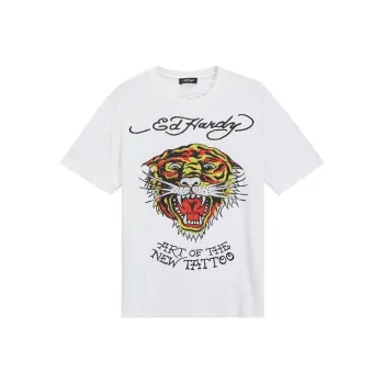 Ed Hardy FW24 T Shirt Men's White