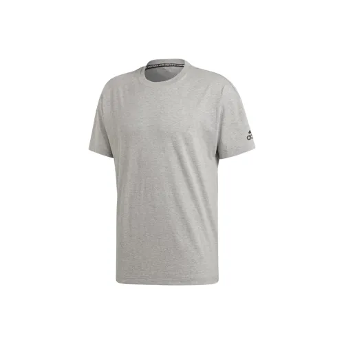 Adidas MUST HAVESPerformance T-Shirt Men's Medium Heather Gray